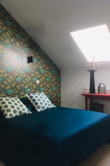 Une touche d'originalité avec la rénovation d'une chambre sous toit à Nantes